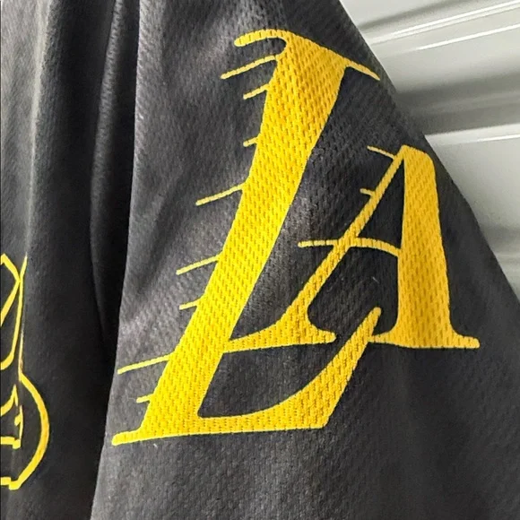 Black and Gold Dodgers Men's Shirt - Picture 6 of 8